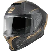 Bogotto Phantom Carbon Noir Or Casque Intégral Taille M