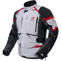 Rukka Madagasca-R Black Grey Red Motorcycle Textile Jacket Taille 48