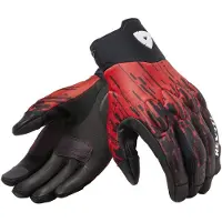 REV'IT! Spectrum Gloves Black Neon Red Taille XL