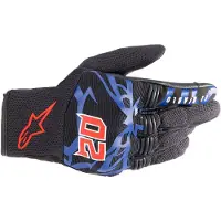 Alpinestars FQ20 Copper Noir Bleu Bright Rouge Gants Taille S