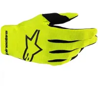 Alpinestars Youth Radar Gloves Yellow Fluo Black Taille XS