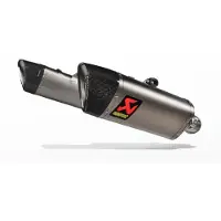Akrapovic Slip-on Line Ducati Hypermotard 698 S-d6so2-haplt Homologated Slip On Muffler Argenté Homologated