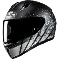 HJC C10 Haven Noir Argenté Casque Intégral Taille L