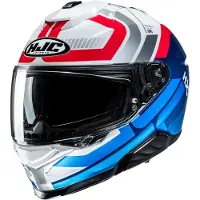 HJC i71 Viz MC21 Casque Intégral Blanc/Bleu/Rouge XL unisex