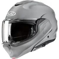 HJC F100 Solid Gris Casque Modulable Taille XS