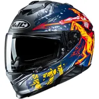 HJC I71 Taurus casque intégral Mat/Bleu/Blanc/Orange M unisex