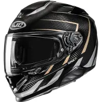 HJC RPHA 71 Carbon Cano Noir Or Argenté Casque Intégral Taille L
