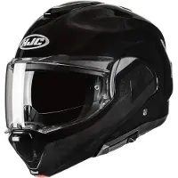 HJC F100 Solid Metal Noir Casque Modulable Taille 2XL