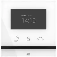 2N Telecommunications 91378501WH - Intérieur Compact blanc - répondeur vidéo, LCD 4,3