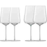 Zwiesel Glas Glas Gläser Vervino Bordeaux et Chardonnay 4 Stück