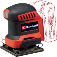 Einhell Ponceuse orbitale sans fil – TE-OS 18/113 3X Li-Solo – 18 V – Ø oscillation 1,8 mm – 3 plateaux – Power X-Change