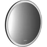 Emco round black miroir lumineux, diamètre 1000mm, avec éclairage LED, noir, 441324810