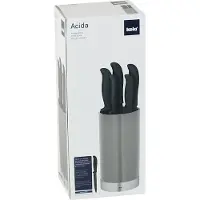 kela Set de couteaux de cuisine 5 pcs dans un support Acid grey KL-11288