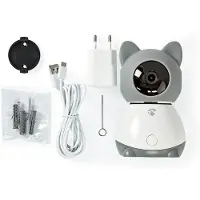 Nedis Smartlife Full Hd 1080p Baby Monitor Argenté One Size / EU Plug 220V Enfants