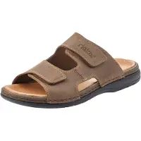 Rieker Sandale Plate en cuir Bridge
