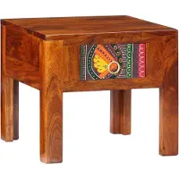 vidaXL Table de chevet 40x40x36 cm bois d'acacia massif