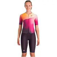 Castelli Integral Free Sanremo 3 Short Sleeve Trisuit Noir M Femme