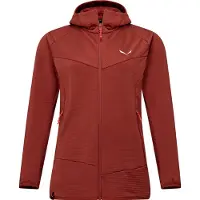 Salewa - Polaire stretch de randonnée - Puez Altavia Pl Hd Jkt W Etruscan Red pour Femme - Taille S - Rouge