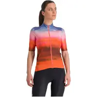 Sportful Flow Supergiara Short Sleeve Jersey Bleu L Femme