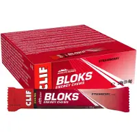 Clif Bloks Energy Chews Box Strawberry 60g 18 Units Clair