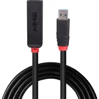 Lindy 15m USB 3.0 Active Extension Slim