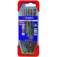 Tivoly Jeu de forets à métaux FURIUS HSS Clipster PRO 6pcs. Ø2-8mm (Ø2-8mm)