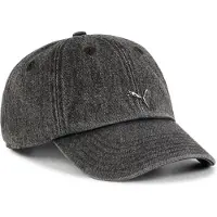 Puma Hommes, Casquette, WARDROBE ESS METAL Casquette de papa, Noir, (M)