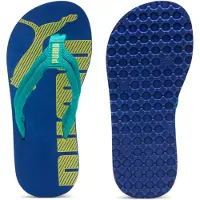 Puma Tongs Epic Flip V2 Enfant, Chaussures, Sparkling Vert/Cobalt Glaze/Lime Sheen, 31