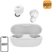 QCY Casque d'écoute Tws T17 (blanc)