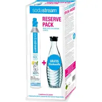 SodaStream Reserve Pack CO2 - Cylindre + Carafe en verre