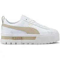 Puma Baskets basses 'Mayze' beige / or / blanc