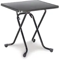 Best-Freizeitmöbel Madrid - Table pliante carrée, 67 x 67 cm, 1 pièce