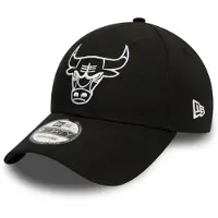 New Era Nba Chicago Bulls Essential Outline 9forty Cap Noir