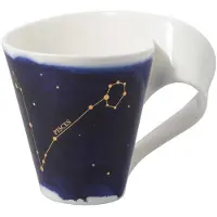 Villeroy & Boch Gobelet avec anse Poissons/Pisces NewWave Stars, Tasse, Noir, Bleu, Blanc