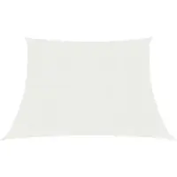 vidaXL Voile d'ombrage 160 g/m² blanc 4/5x3 m HDPE