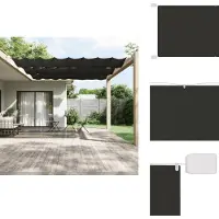 vidaXL Store vertical Anthracite 140x800 cm Tissu Oxford - Parasols & Protection solaire