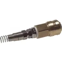 Tameson Nickelé DN 7.2 (Euro) Manchon d'accouplement à air douille 9x12 mm écrou-raccord Bend-Protect