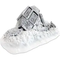 Pyramid Int. Star Wars At-at Shot Down 3d Perpetual Calendar Argenté