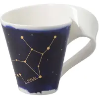 Villeroy & Boch Gobelet avec anse Vierge/Virgo NewWave Stars, Tasse, Noir, Bleu, Blanc