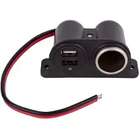 IWH Prise de courant avec USB 12/24 volts 2100 mA
