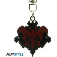 Abystyle Unisexe, Porte-clés, DIABLO - Logo du porte-clés Diablo X4, Noir