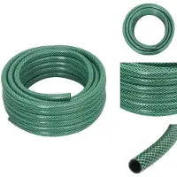 vidaXL Tuyau d'arrosage vert 0,6" 20 m PVC - Tuyaux d'arrosage