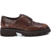 Carmela pour femme. 16195302-MARRON Mocassins en cuir 161953 marron (38), Plat, Aucun, Casuel