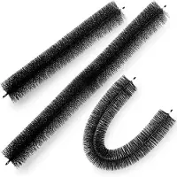 Vevor Brosse de Protection de Gouttière 11x96 cm Protège-gouttière Anti-feuilles 40PCS en Fil Acier Galvanisé Robuste Protection de Feuilles de Gouttières de 12,7 cm pour Empêcher les Débris d'Entrer