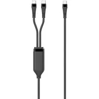 Microconnect 1 en 2 PD100W USB-C vers (1 m, USB 2.0, 100 W)