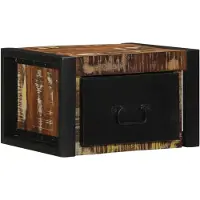 vidaXL Table de chevet multicolore 40x35x25 cm bois de récupération