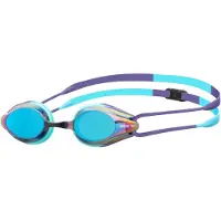 Arena Tracks Mirror Swimming Goggles Bleu