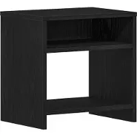 vidaXL Table de chevet chêne noir 40x30x40 cm bois d'ingénierie