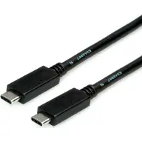 Roline 11.02.9055-10 Câble USB 3.2 Gen 2 (3.1 Gen 2) 2 m USB C Noir