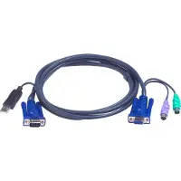Aten Intelligent KVM Cable 2L-5503UP - câble clavier/vidéo/souris/USB - 3 m